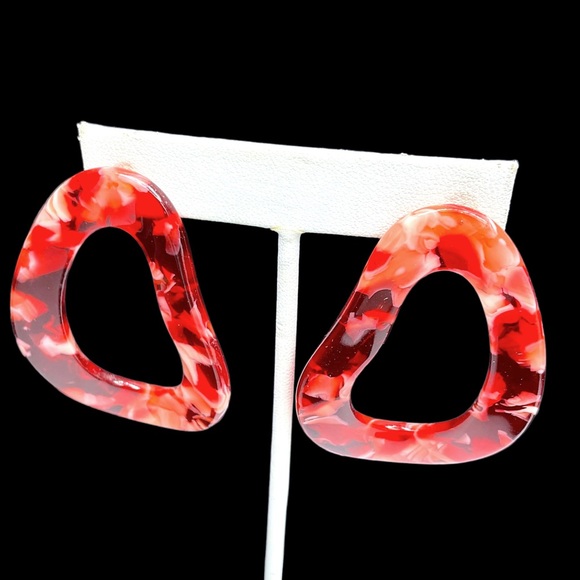 🔥6 Items for $20! Large Vintage Lucite Earrings - Picture 14 of 15